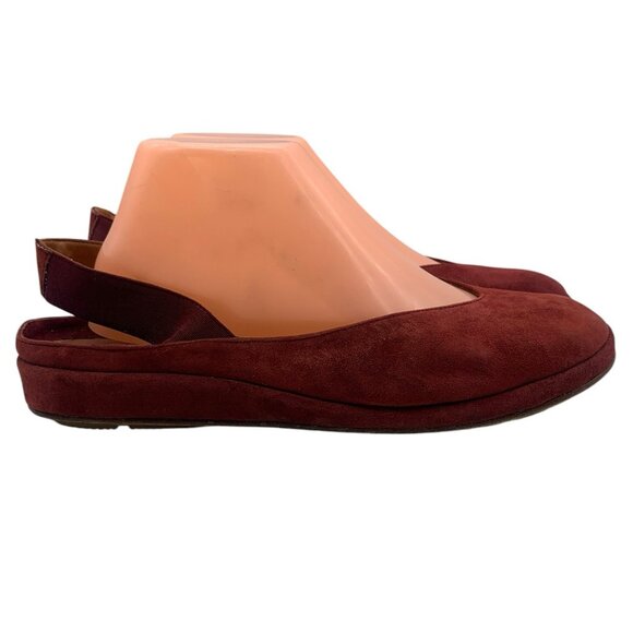 L’Amour Des Pieds Cypris Flats Ankle Straps Sz 9 M Comfort Suede Leather - Picture 1 of 12